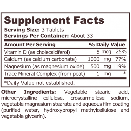 Pure Nutrition - Super Cal-Mag - 100 Tablets