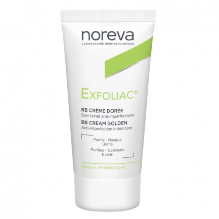 Noreva Exfoliac Тониран крем - тъмен 30 ml