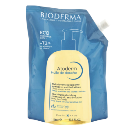 Bioderma Atoderm Душ олио 1 l - пълнител