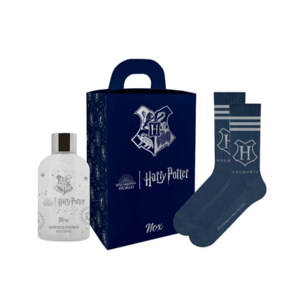 Naturaverde Harry Potter Nox Комплект Душ-гел 300 ml + Hogwarts Сини чорапи