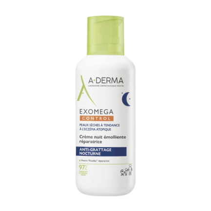 A-Derma Exomega Control Eмолиентен възстановяващ нощен крем 400 ml