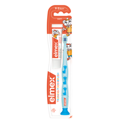 elmex Kids Четка за зъби за деца 0-3г. + Паста за зъби 12 ml