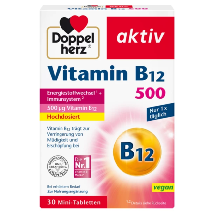 DoppelHerz Aktiv Витамин В12 500 х30 таблетки