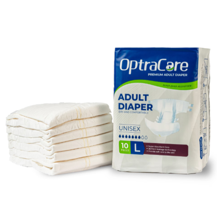 OptraCare Пелени за възрастни L х10 броя