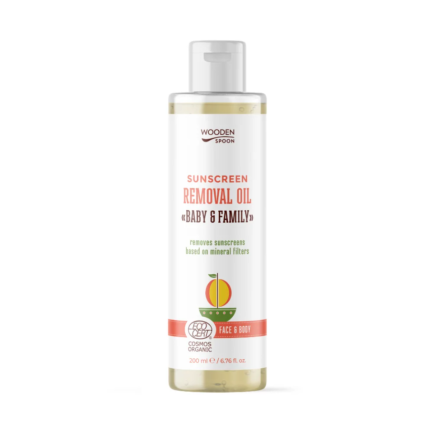 Wooden Spoon Mango Baby & Family Измивно за Минерална слънцезащита 200 ml