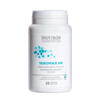 biotrade Sebomax HR Стимулира растежа на косата х30 капсули