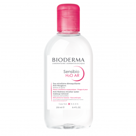 Bioderma Sensibio H2O АР Почистваща мицеларна вода за кожа със зачервявания 250 мл