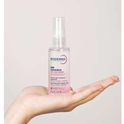 Bioderma Sensibio AR SOS Успокояващ спрей против зачервявания 70 ml