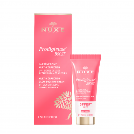 Nuxe Prodigieuse Boost Мулти-коригиращ крем 40 ml + Нощен балсам 15 ml