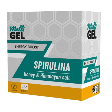 MelliGEL Spirulina Energy Gel - Био Енергиен Гел 32 g х12 броя