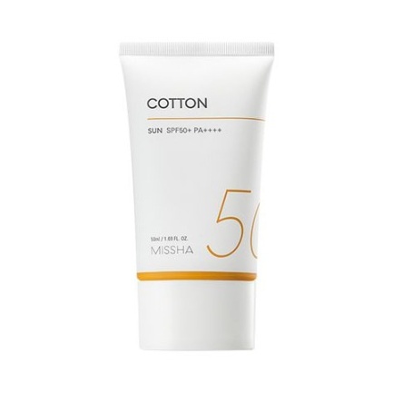 Missha Sun Cotton Слънцезащитен крем с SPF50+ 50 ml