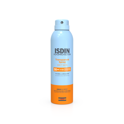 ISDIN Прозрачен и освежаващ слънцезащитен спрей SPF50 250 ml