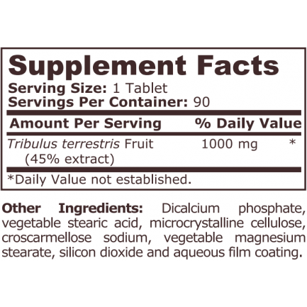 Pure Nutrition - Tribulus Terrestris 1000 Мг - 90 Таблетки