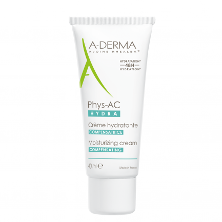 A-Derma Phys Ac Hydra Хидро-компенсиращ крем за кожа със склонност към акне 40 ml