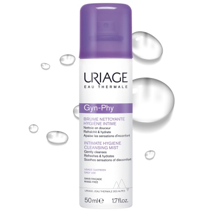 Uriage Gyn-Phy Почистващ аерозол за интимна хигиена 50 ml