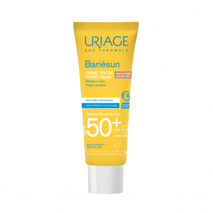 Uriage Bariesun SPF50+ Слънцезащитен тониран крем 50 ml - Златист