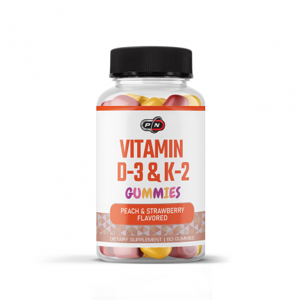 Pure Nutrition - Vitamin D-3 [[entity]]Amp; K-2 - 60 Дъвчащи Дражета