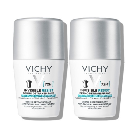 Vichy Deo-Duo Пакет: Рол-он антиперспирант Рутина за защита от изпотяване до 72 часа