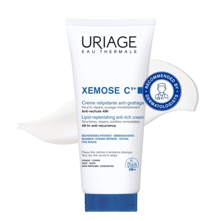 Uriage Xemose C8+ Липидовъзстановяващ успокояващ крем против сърбеж 200 ml