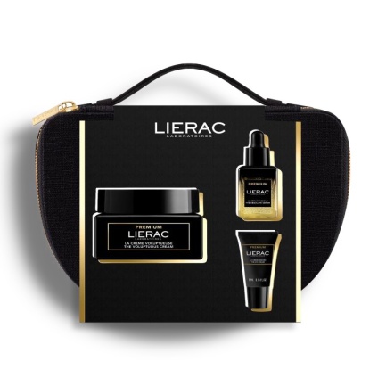 Lierac Premium Богат крем 50 ml + Серум 13 ml + Околооочен крем 5 ml + Козметична чанта