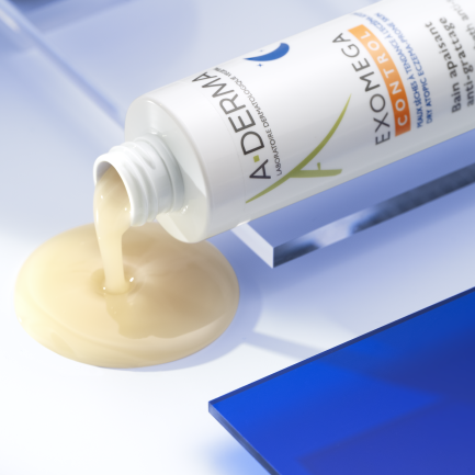 A-Derma Exomega Control Успокояваща вана срещу разчесване 200 ml