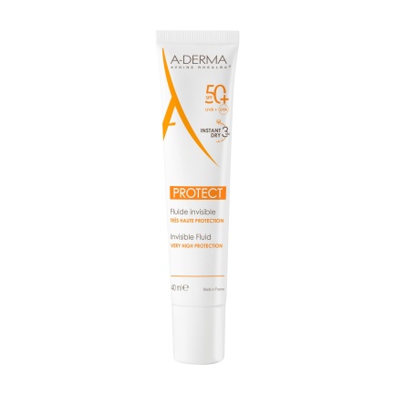 A-Derma Protect SPF50+ Невидим слънцезащитен флуид 40 ml