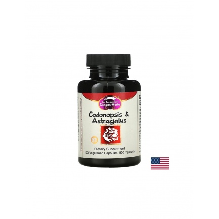 Адаптоген - Кодонопсис и Aстрагал - Codonopsis and Astragalus, 500 mg x 100 капсули
