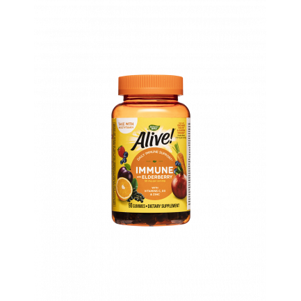 Alive! Immune Gummies/ Алайв! Имунна защита x 90 желирани таблетки Nature’s Way