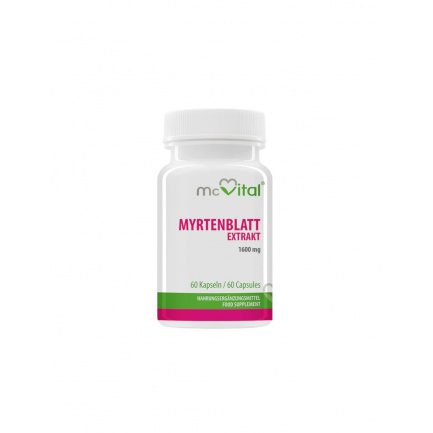 Антиоксидант - Екстракт от Мирта (лист) McVital, 60 капсули