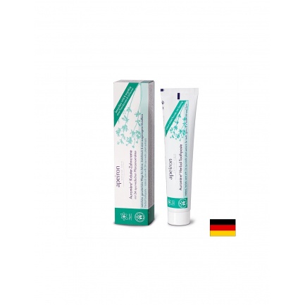 Apeiron Auromère® Kräuter-Zahncreme green Ayurveda - Билкова паста за зъби (съвместима с хомеопатия),75 ml