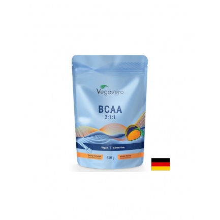 BCAA 2:1:1 – Мускулно възстановяване и издръжливост при тренировки, 10 g, 450 g прах (56 дози)