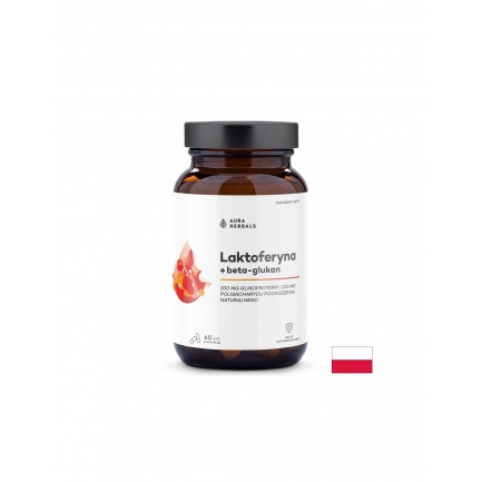 Бета-глюкан 120 mg + Лактоферин 100 mg + Витамин C 40 mg – Силен имунитет и защита срещу бактерии и вируси, 60 капсули