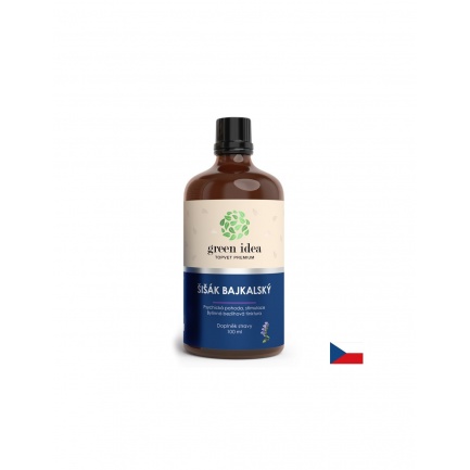 Безсъние и имунитет - Шлемник байкалски, 100 ml тинктура (без алкохол)