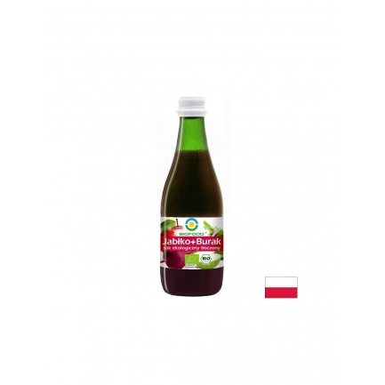Био сок от ябълки и цвекло, 300 ml