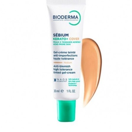 Bioderma Sebium Kerato+ Cover Тониран крем 30 ml