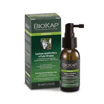 BioKap Anti-Dandruff and oily hair lotion - Лосион против пърхот и за мазен скалп, 50 мл