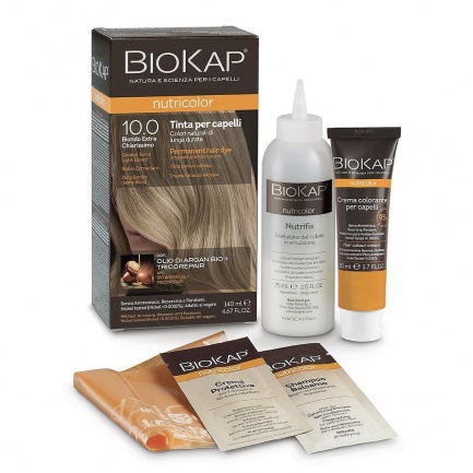 Боя за коса Biokap Nutricolor, 140 мл. - 1.0 Естествено черно