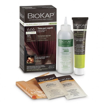 Biokap Nutricolor Delicato Rapid Боя за коса само 10 минути 140 ml - Естествено черно - 1.0
