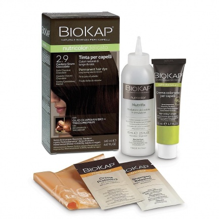 Боя за коса Biokap Nutricolor Delicato, 140 мл. - Естествено черно 1.0