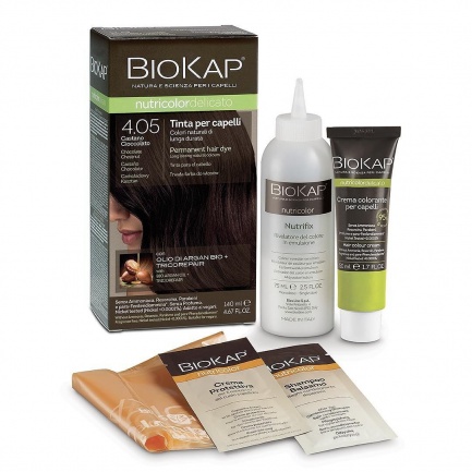 Боя за коса Biokap Nutricolor Delicato, 140 мл. - Естествено черно 1.0
