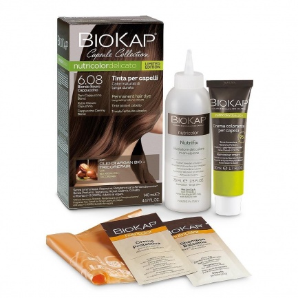Боя за коса Biokap Nutricolor Delicato, 140 мл. - Естествено черно 1.0