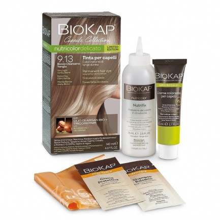 Боя за коса Biokap Nutricolor Delicato, 140 мл. - Естествено черно 1.0