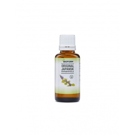 Bioform Болкоуспокояващо, при настинка и гадене - Масло от японска мента, 30 ml капки