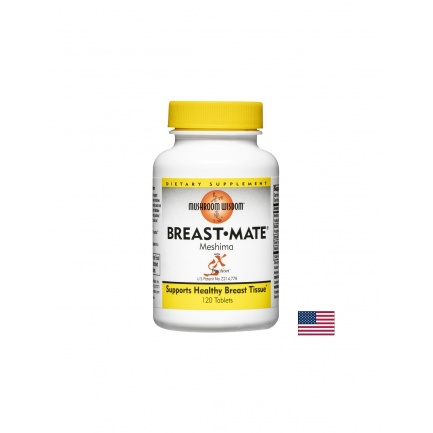 Breast Mate® Meshima / За оптимална функция на млечните жлези, 120 таблетки Mushroom Wisdom