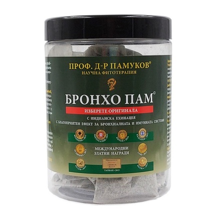 Бронхо Пам Original Чай от Проф. Д-р Памуков х30 филтърни пакетчета