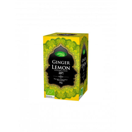 Чай с джинджифил и лимон БИО, 20 филтърни пакетчета