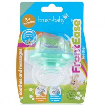 Brush Baby FrontEase Teether гризалка, 3м.+, зелена
