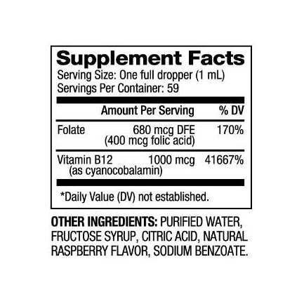 Vitamin B12 with Folic Acid Drops