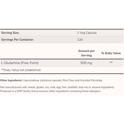 L-Glutamine 500 mg