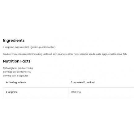 Arginine 3000 / L-Arginine Caps